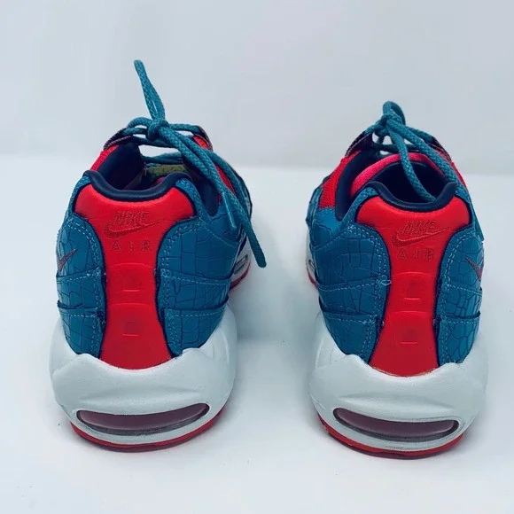 Nike Air Max 95 Premium By You Custom Womens Size 10 DH1570-991 Croc Reptile - Picture 4 of 9